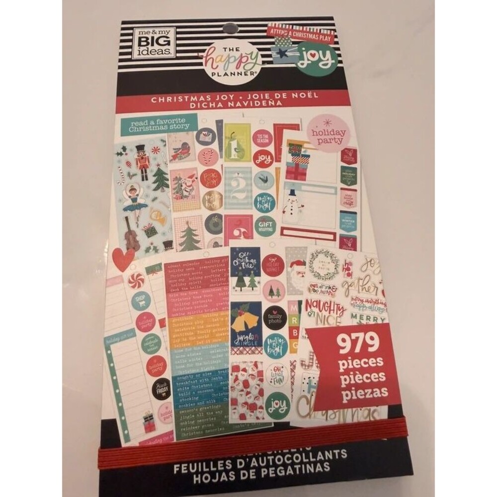 The Happy Planner sticker book Christmas Joy